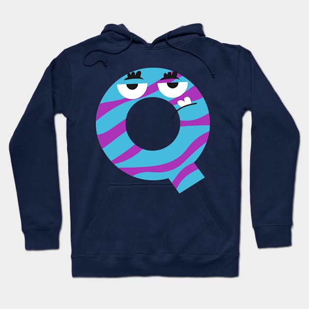 Q Letter Hoodie by Mako Design 